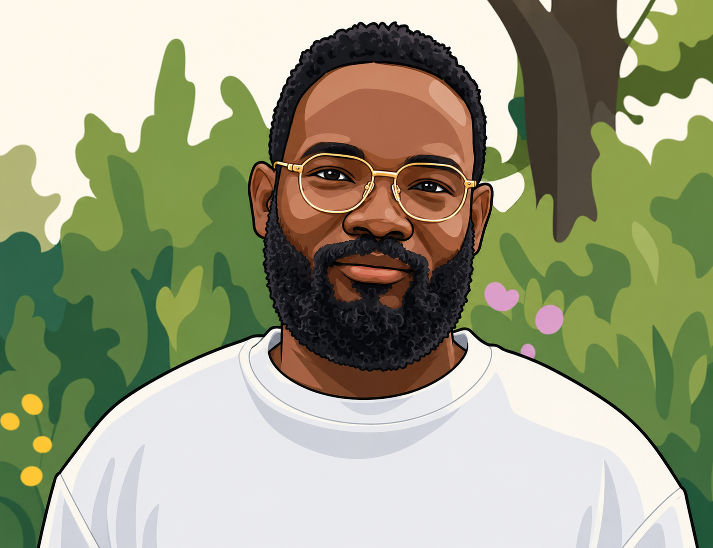 Femi David — illustrated portrait